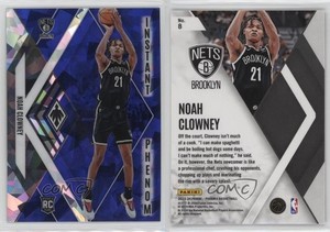 2023-24 Panini Phoenix Instant Phenom Blue Ice Noah Clowney #8 Rookie RC