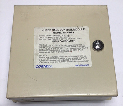 Cornell Control Module NC-102A Nurse Call Control Module used