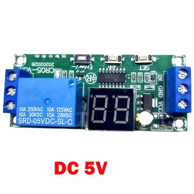 1X DC 5V Multifunction Digital Time Infinite Delay Switch Timer Relay Module US