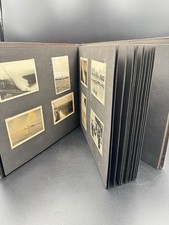 Vintage 1930s Travel Photo Album Maritime Voyage 70+ B&W Photos