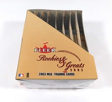 2003 Fleer Rookies & Greats Baseball Retail Blister Box Sealed (24 Packs)