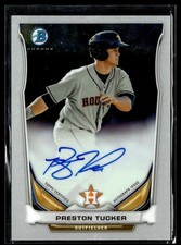 2014 BOWMAN CHROME AUTO PRESTON TUCKER ASTROS