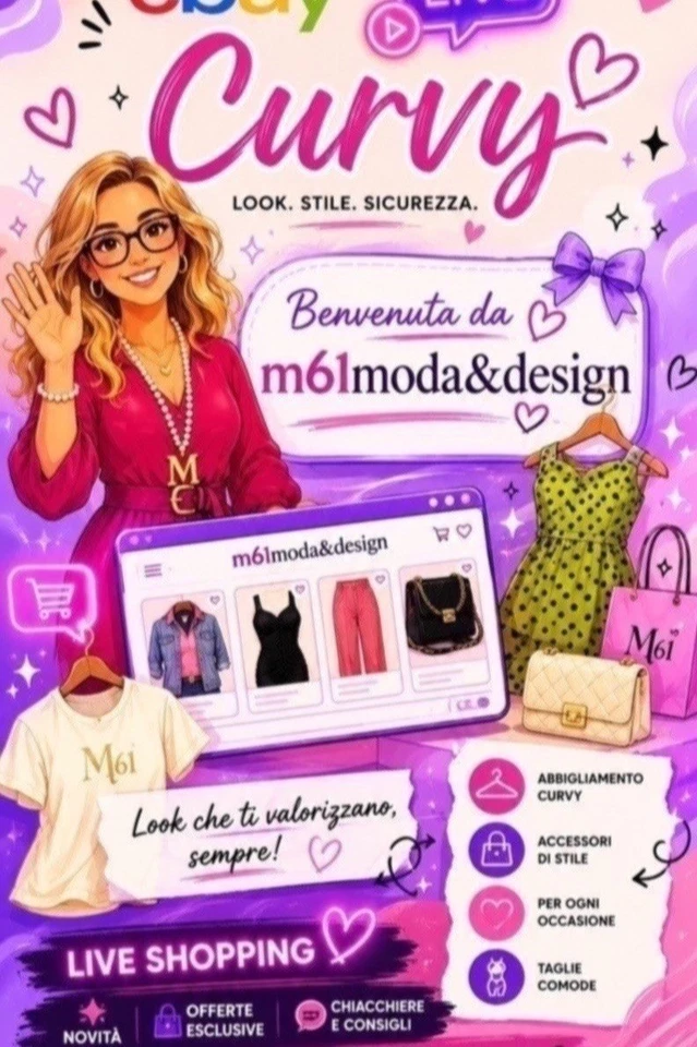 LIVE M61 - MODA DONNA CURVY!