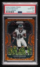 2020 Panini Prizm Rookie Orange Disco Jalen Reagor #342 PSA 10 GEM MT 02sw