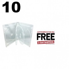 10 PREMIUM STANDARD Clear Blu-Ray 6 Disc DVD Cases 14mm  1-3 DAYS