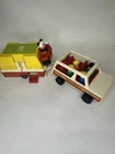 Fisher Price Little People Vintage Camper RV Playset Set