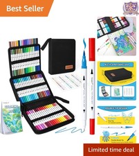 Markers for Adult Coloring Books 72 Colors Dual Tip Art Pens for Journaling S...
