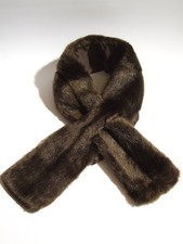 Fake-Fur Nerzschal Pelzschal in Nerzoptik - ungetragen -Steckschal, in OVP