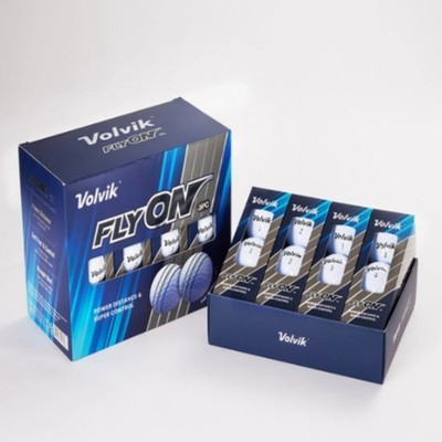 VOLVIK Fly On 3-Piece Golf Ball 12pcs 3-Line / Distance and Super