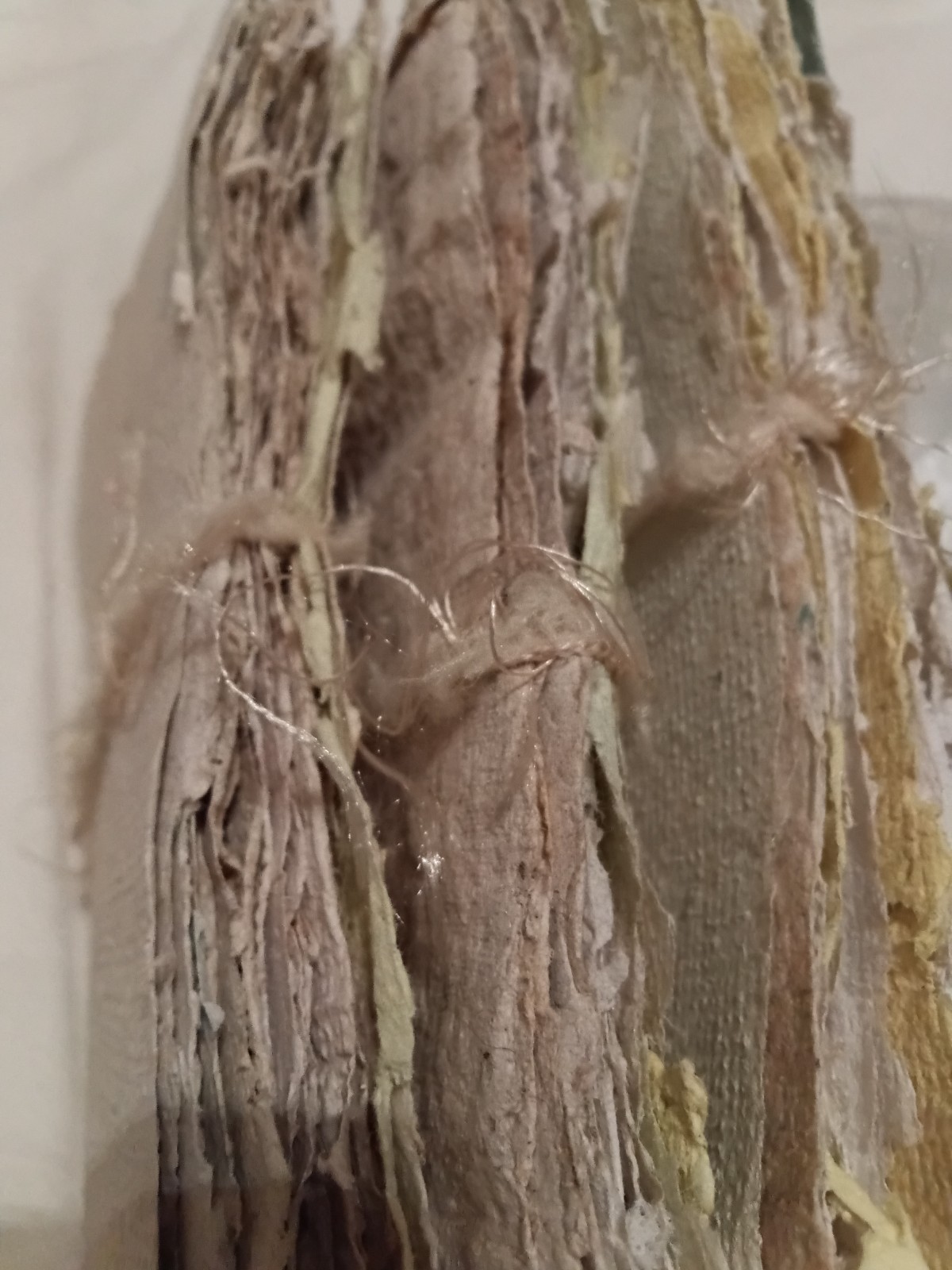 Textured Handmade Paper Sheets for Crafts, A5 Thick Rough Recycled Scra