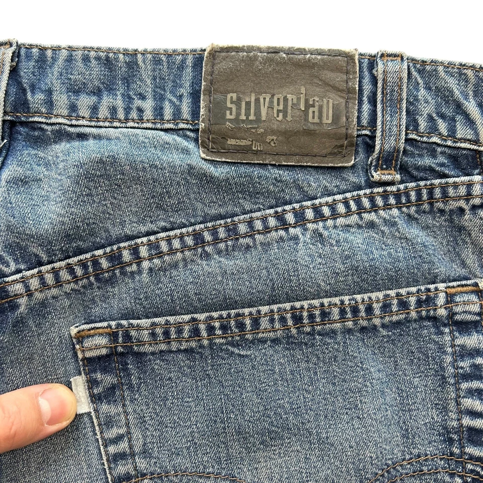 Pantalones Cortos Levi's Silvertab Vintage Años 90 Para Hombre Talla 32 Rayas Hechos en EE. UU. MUY RAROS Foto 4 de 4