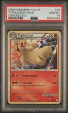 Pokemon Typhlosion HeartGold & SoulSilver Cracked Ice Holo Rare #32 PSA 10 on eBay