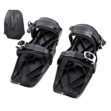 Mini Ski Skates Portable Short Skiboard Adjustable Skates Shoes For Snow