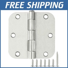 Brushed Nickel Hinges for Outdoor Buildings