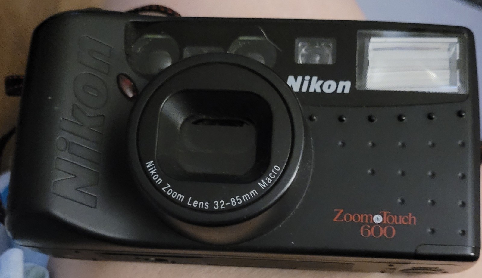 Nikon One Touch  Film Camera 35mm Lens Tested w/ generic case & shoulder strap.