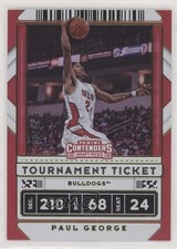 2020 Contenders Draft Picks Variation Tournament Ticket /49 Paul George #19 7y2