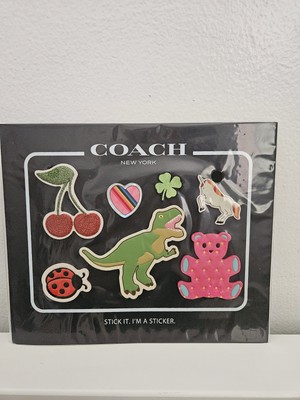 COACH LEATHER STICKER SET (REXY/UNI/CHERRIES/ETC):NWT CBR58 | eBay
