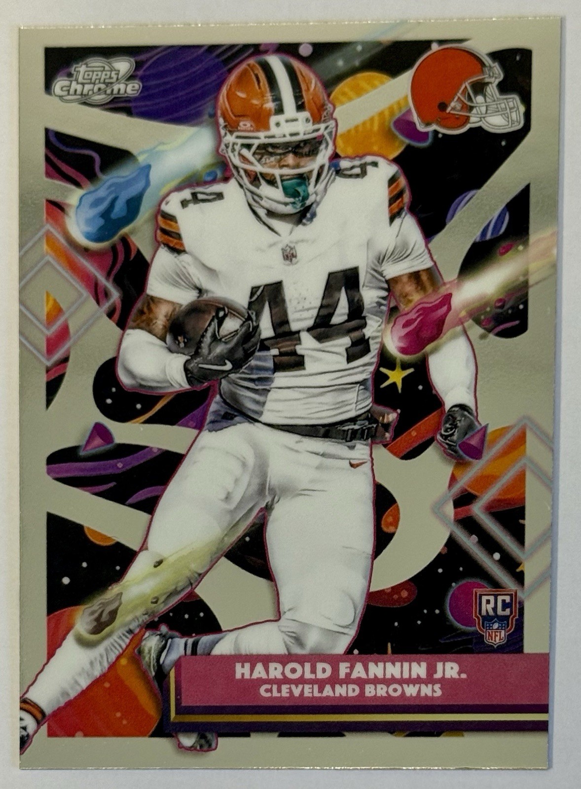Harold Fannin Jr 2025 Topps Chrome Cosmic #125 Rookie RC Browns