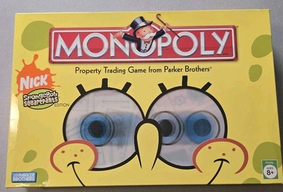 Hasbro Nickelodeon Spongebob Squarepants Monopoly COMPLETE Collectors 2005