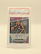 PSA 9 - 2023 Topps Chrome Black Geometric Refractor 2/2 Kris Murray Rookie Auto