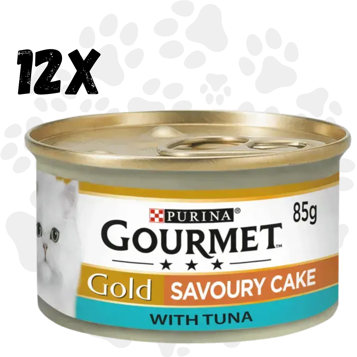 GOURMET Gold Savoury Cake TUNA Wet Cat Food 12x85g Premium