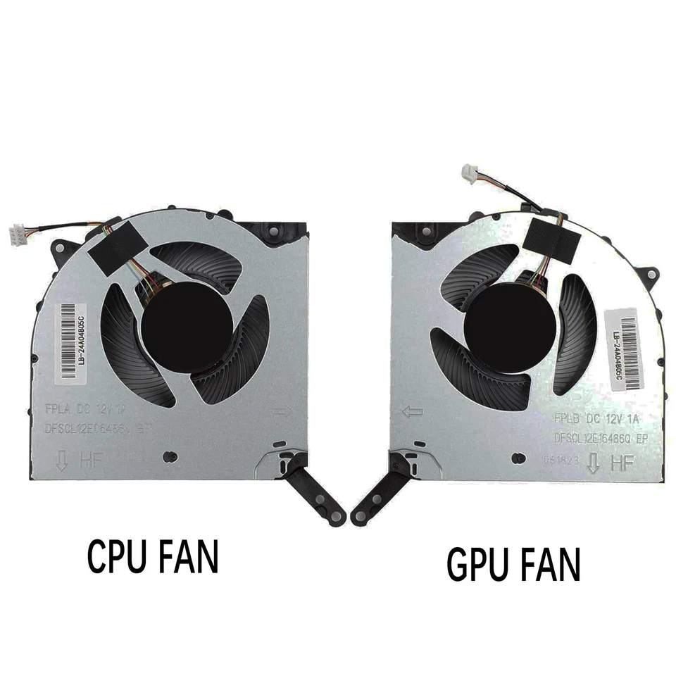 For Lenovo Legion 5 Pro 16ARH7 16ARH7H 16IAH7 16IAH7H CPU / GPU Cooling Fan 12V - Image 2 of 4