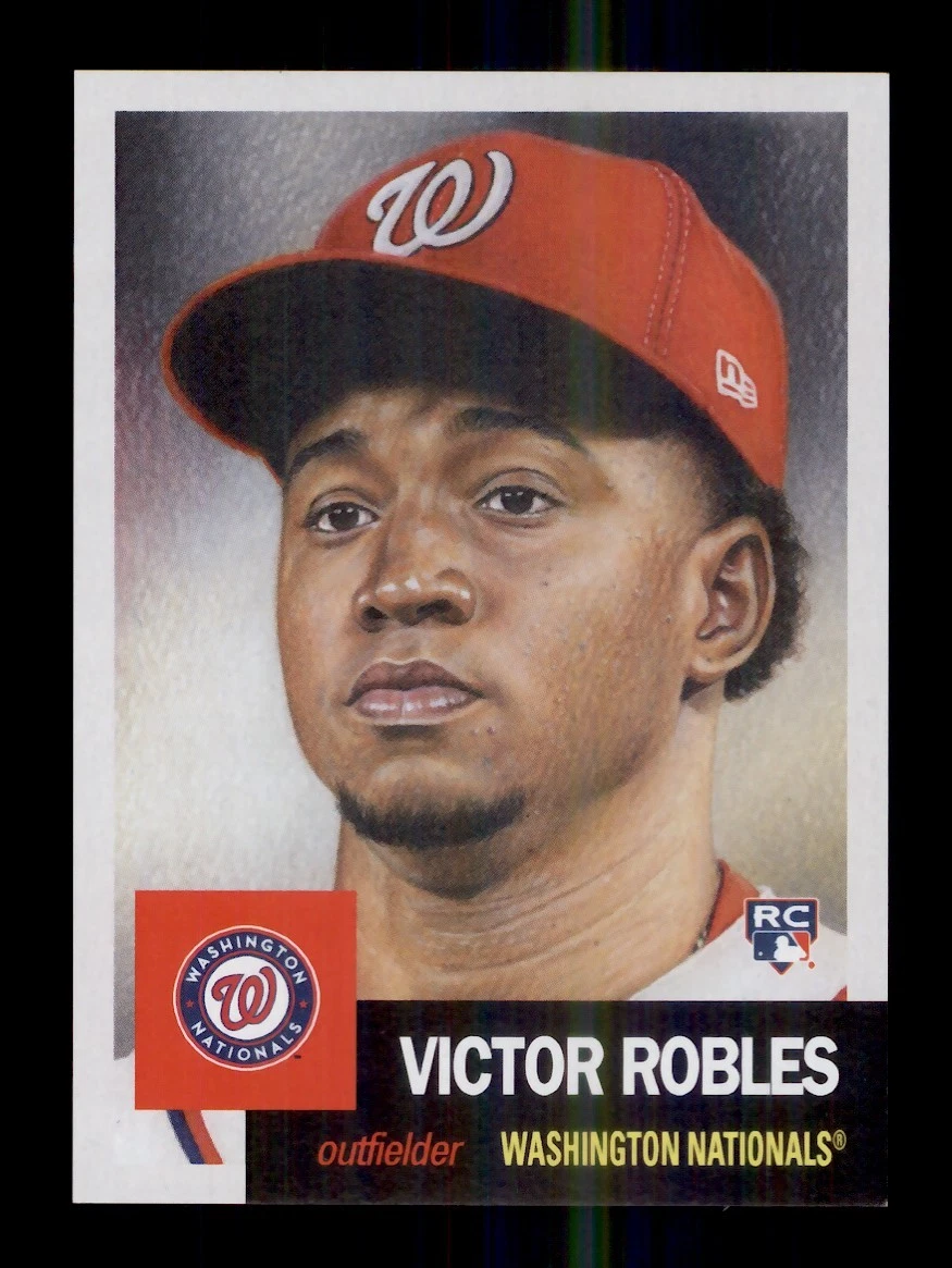 2018 TOPPS LIVING SET #80 VICTOR ROBLES ROOKIE RC WASHINGTON NATIONALS