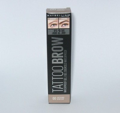 MAYBELLINE TATTOO BROW WATERPROOF GEL 00 LIGHT BLONDE / BLOND CLAIR