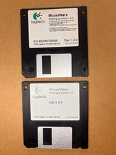 Logitech MouseWare 8.0 Multilingual – 2× 3,5" Disketten – 1997