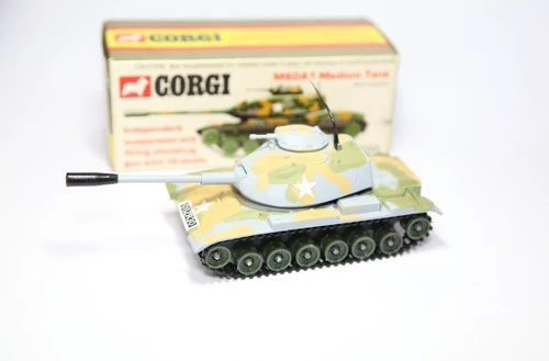 Corgi 902 M60A1 Medium Tank In Original Box - Very Near Mint