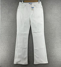 J McLaughlin Clearwater Jeans Women Size 6 White Denim Casual NEW 188
