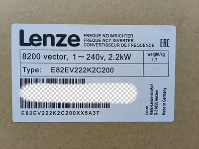 E82EV222K2C200 NEW LENZE Inverter 8200 Vector 2.2kW E82EV222-2C200 E82EV222_2C20