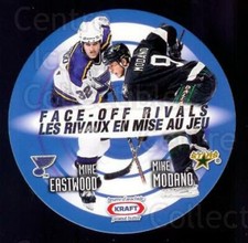 1999-00 Kraft Peanut Butter Face Off Rivals #6 Mike Modano, Mike Eastwood