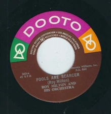 REPRO R&B Jump - Roy Milton DOOTO 363 Fools are scarcer / I can't go on  ♫