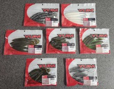 Lot of 7 Yum Soft Plastic Warning Shot and Yu...