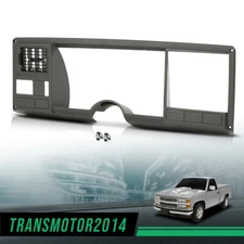 Gauge Cluster Dash Bezel Trim Gray Fit For 1988-1994 Chevrolet GMC C/K Truck