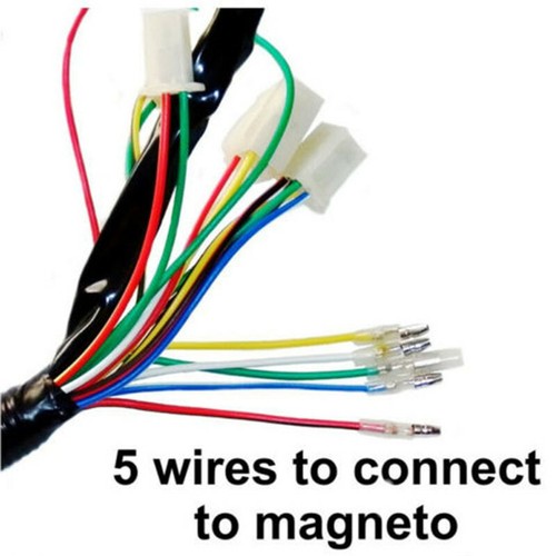 50 70 90 110 125cc Motorcycles ATV Electric Dirt Bike Set CDI Wiring Harness Kit - Foto 6