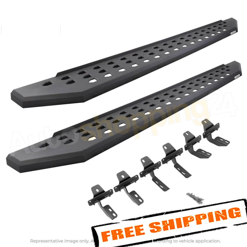 Go Rhino 69409980PC Black RB20 Running Boards for 11-14 Ram/09-10 Dodge Ram 1500 Foto 3 de 4