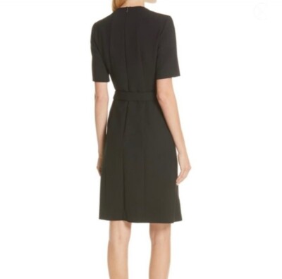 boss pleated dress BOSS Daliana Pleated Dress - Pink