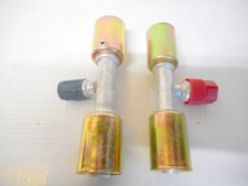 New Beadlock 8 10 Ac Hose Fitting Splicers With R134a Service Ports