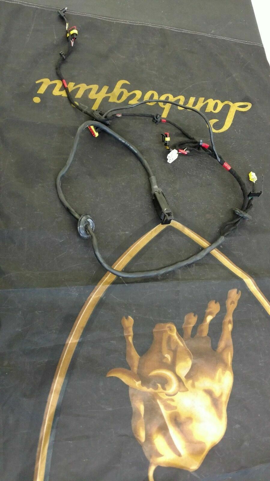 LAMBORGHINI MURCIELAGO PASSENGER RIGHT SIDE DOOR WIRING HARNESS OEM 0061016387