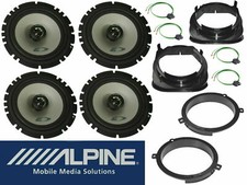 Alpine  passend f&uuml;r Mercedes W202 C Klasse Lautsprecher Set Vorn Hinten 440W