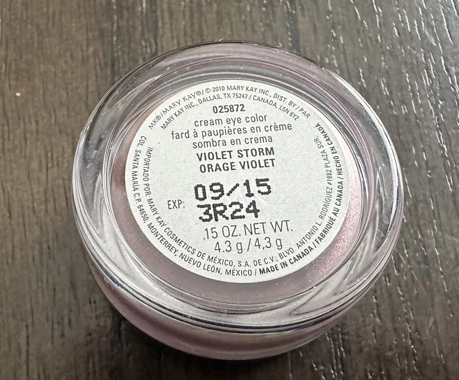 Mary Kay Crema Color Ojos VIOLET STORM - Descontinuado #025872 Foto 3 de 3