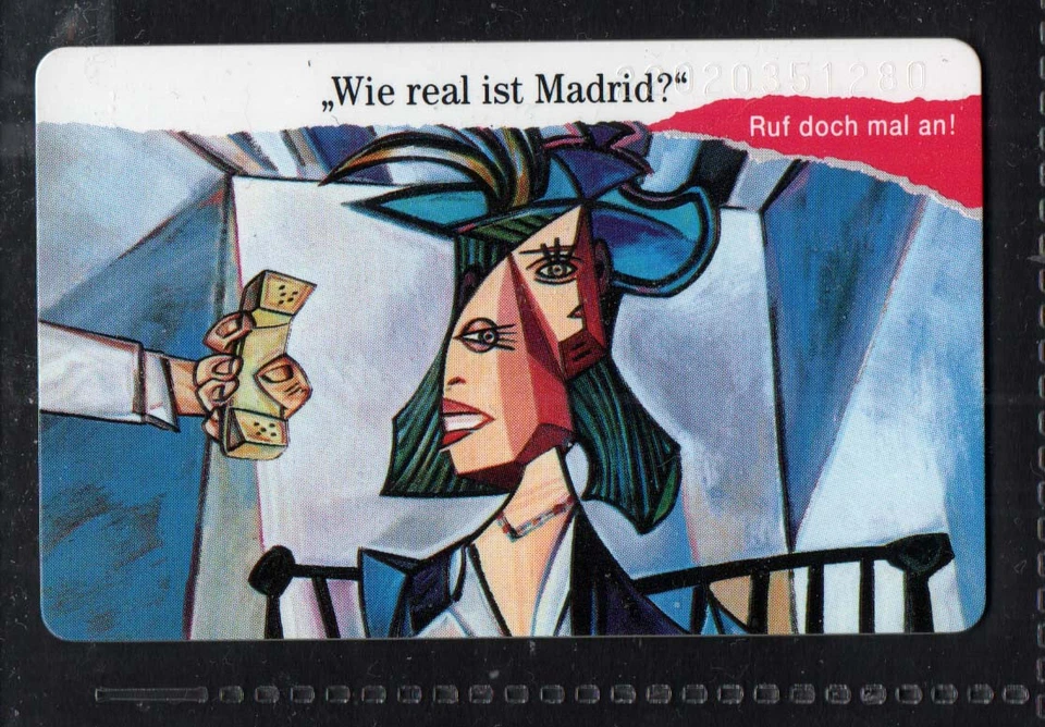 TK341 - Telefonkarte P 20A 11.91 - Madrid, Mod.30, DD 2202... voll 50 DM - Bild 1 von 2