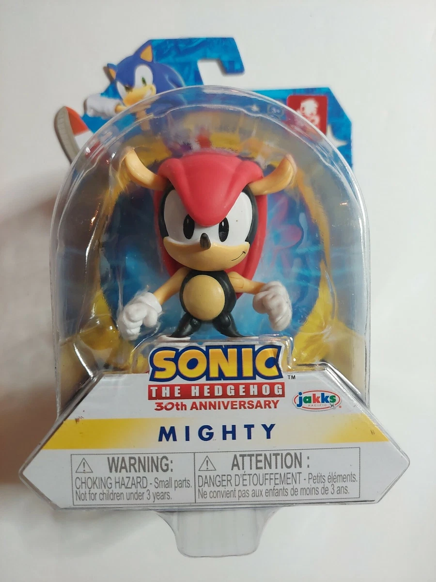 mighty the armadillo figure  Sonic The Hedgehog Action Figure 4-Inch Mighty  with Monitor Accessory