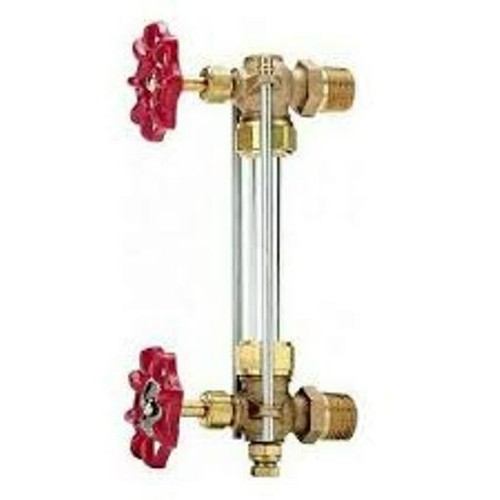 HVAC 1/2" Boiler Sight Gauge Glass Valve KIT NPT 5/8" X 12" or 8" WITH