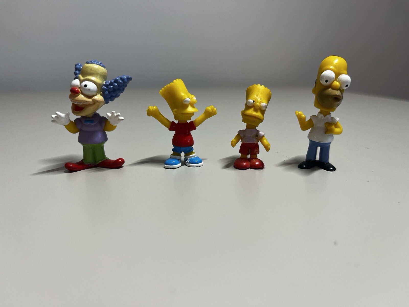 Tomy 2002 SIMPSONS Mini Bobble Head * Lot Of 4*
