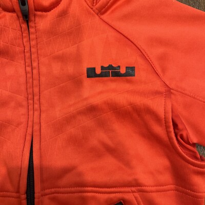 Nike Therma-Fit LeBron James Zip Front Jacket Hoodie Boys Girls