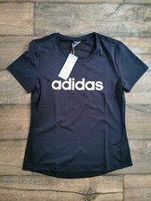 Image of Adidas Design 2 Move Logo Tshirt Black Women's UK Size M BRAND NEW