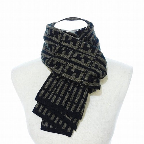 fendi black scarf